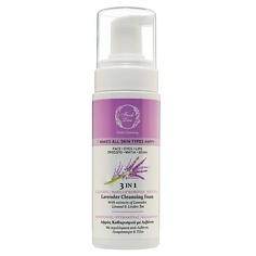 Пенка для снятия макияжа FRESH LINE Пенка для лица очищающая 3 в 1 для всех типов кожи лаванда Lavender Cleansing Foam