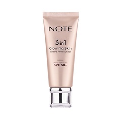 Тональное средство NOTE COSMETIQUE Увлажняющий тонирующий крем с эффектом сияния 3 в 1 GLOWING SKIN TINTED MOISTURIZER