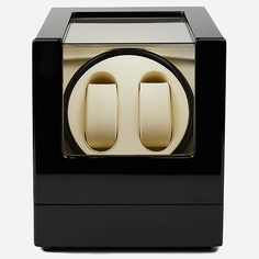 CLOX Шкатулка для подзавода двух часов, черный, дерево, W113BW