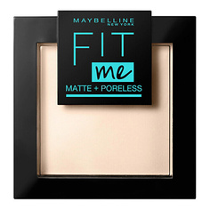 Пудра для лица MAYBELLINE NEW YORK MAYBELLINE Разглаживающая матирующая пудра Fit Me Matte & Poreless