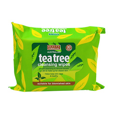 Салфетки для снятия макияжа BEAUTY FORMULAS Салфетки очищающие Чайное дерево Tea Tree Cleansing Wipes