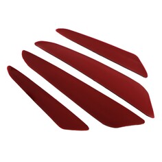Накладка на дверь torso, противоударная, черный карбон, набор 4 шт