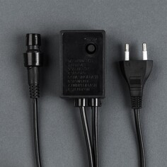 Контроллер luazon lighting для светового шнура 11 мм, 8 режимов, 220 в, 2-pin