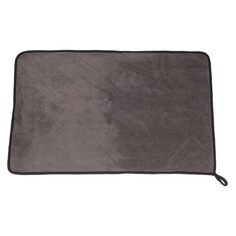 Тряпка для мытья авто, cartage, микрофибра, 400 г/м², 40×60 cм, сине-серая