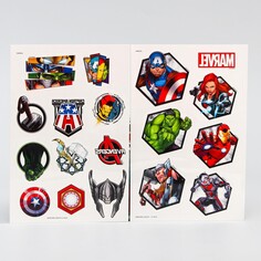 Набор детских татуировок Marvel