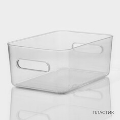 Контейнер для хранения ladо́m, 30,5×20×12 см, цвет прозрачный