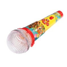 Микрофон детский музыкальный, звук, свет Zabiaka