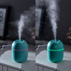 Увлажнитель воздуха, luazon hm-20 ультразвуковой, 0.22 л, 1.5 вт, usb, зеленый