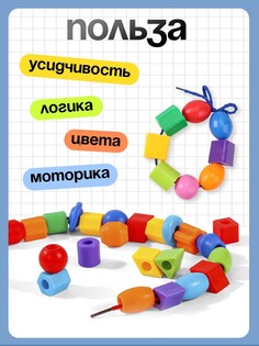 Шнуровка в банке Синий трактор