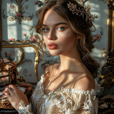 Пинцет косметологический для бровей 103-002S Матовый DI Valore