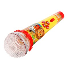 Микрофон детский музыкальный, звук, свет Zabiaka