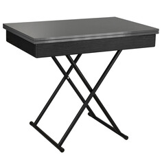 Стол-трансформер Лерон графит темный/черный Ifers