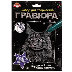 Гравюра МУЛЬТИ АРТ SCRATCHART-SLV-CAT1