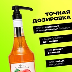 Помпа - дозатор для сиропа, черная, 5 мл Мой выбор
