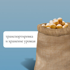 Мешок джутовый, 57 × 90 см, плотность 35 × 35 нитей, без завязок, greengo
