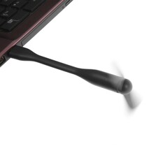Вентилятор с гибким корпусом luazon lof-05, usb, 11 см, черный