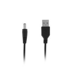 Кабель универсальный luazon, разъем 5.5 - usb, 0,8 м, черный