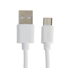 Кабель luazon, type-c - usb, 2 а, 80 см, белый