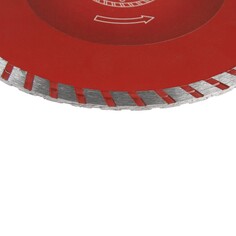Диск алмазный отрезной лом, turbo, сухой рез, 150×22 мм Lom