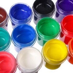 Гуашь 12 цветов по 20 мл, Маша и медведь