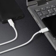 Кабель windigo, microusb - usb, 2 а, зарядка + передача данных, tpe оплетка, 1 м, белый