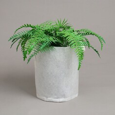 Контейнер с ручками, 22 × 26 см, спанбонд, плотность 130 г/м², greengo