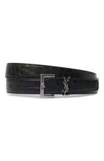 Кожаный ремень Saint Laurent