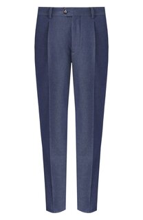 Брюки из хлопка и кашемира Brunello Cucinelli