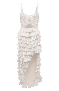 Платье с отделкой пайетками Giambattista Valli