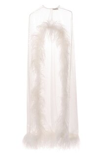 Накидка с отделкой перьями The New Arrivals Ilkyaz Ozel