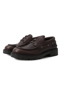 Кожаные топсайдеры Raft Burberry