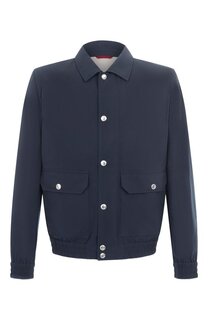 Хлопковый бомбер Brunello Cucinelli