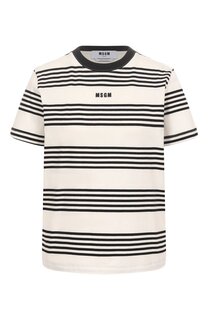 Хлопковая футболка MSGM