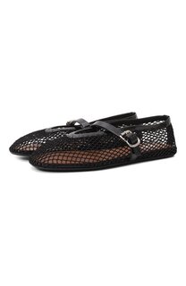 Текстильные балетки Alaia