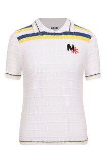Хлопковый пуловер MSGM