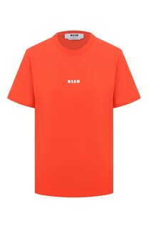 Хлопковая футболка MSGM