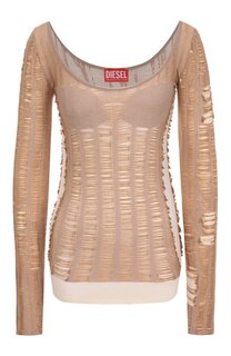 Хлопковый пуловер Diesel