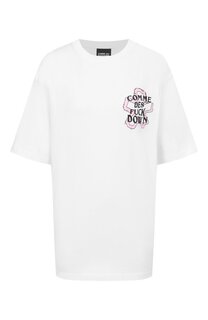 Хлопковая футболка Comme des Fuckdown