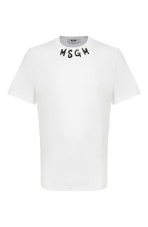 Хлопковая футболка MSGM
