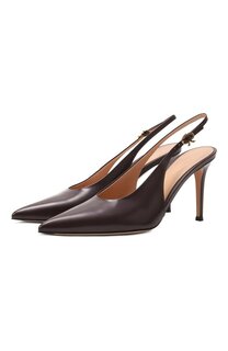 Кожаные туфли Robbie Sling 85 Gianvito Rossi