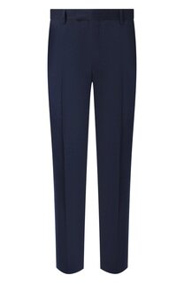 Брюки изо льна и шерсти Corneliani