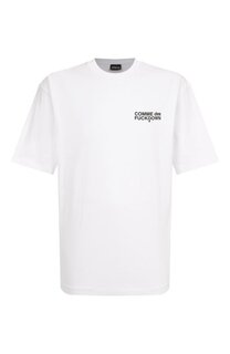 Хлопковая футболка Comme des Fuckdown