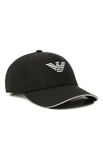 Хлопковая бейсболка Emporio Armani