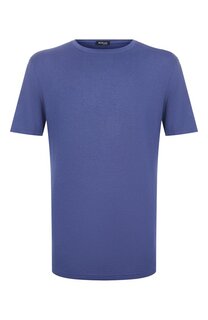 Футболка из хлопка и кашемира Kiton