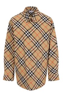 Хлопковая рубашка Burberry