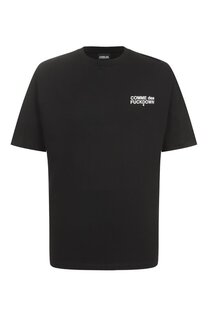Хлопковая футболка Comme des Fuckdown
