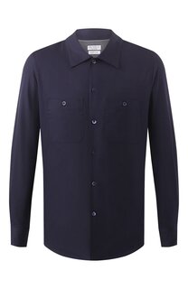 Хлопковая рубашка Brunello Cucinelli