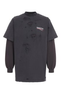Хлопковый лонглсив Balenciaga