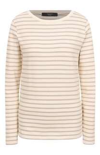 Хлопковый лонгслив Weekend Max Mara