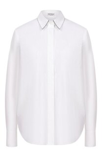 Хлопковая рубашка Brunello Cucinelli